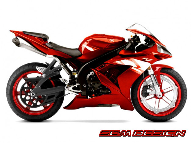 Обои картинки фото мотоциклы, yamaha