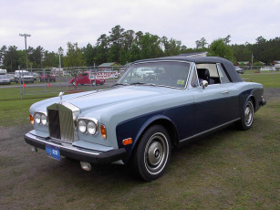 Картинка 1976 rolls royce convertible classic автомобили выставки уличные фото