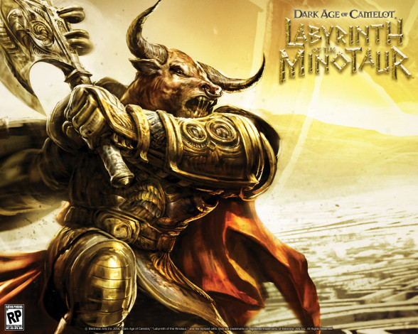 Обои картинки фото видео, игры, dark, age, of, camelot, labyrinth, the, minotaur