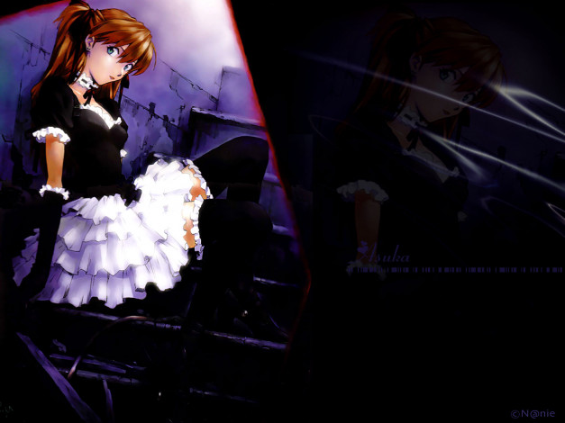 Обои картинки фото аниме, evangelion