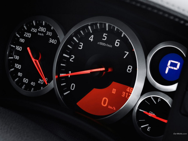 Обои картинки фото автомобили, спидометры, торпедо