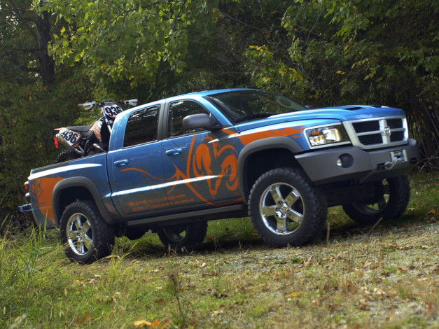 Обои картинки фото dodge, dakota, mx, warrior, автомобили