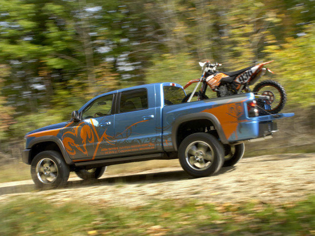 Обои картинки фото dodge, dakota, mx, warrior, автомобили
