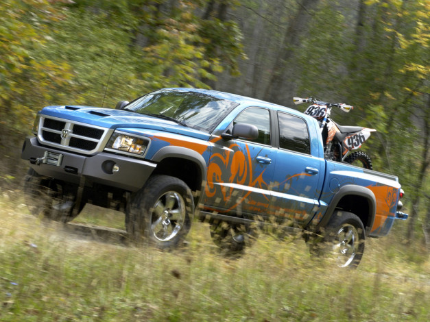 Обои картинки фото dodge, dakota, mx, warrior, автомобили