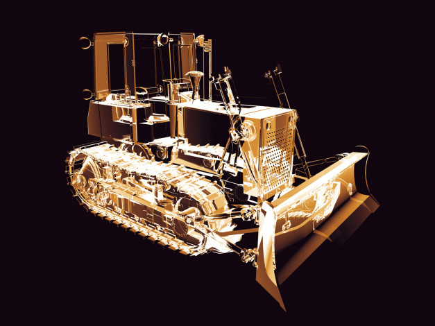 Обои картинки фото техника, бульдозеры