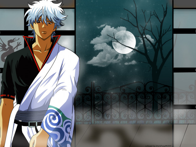 Обои картинки фото аниме, gintama