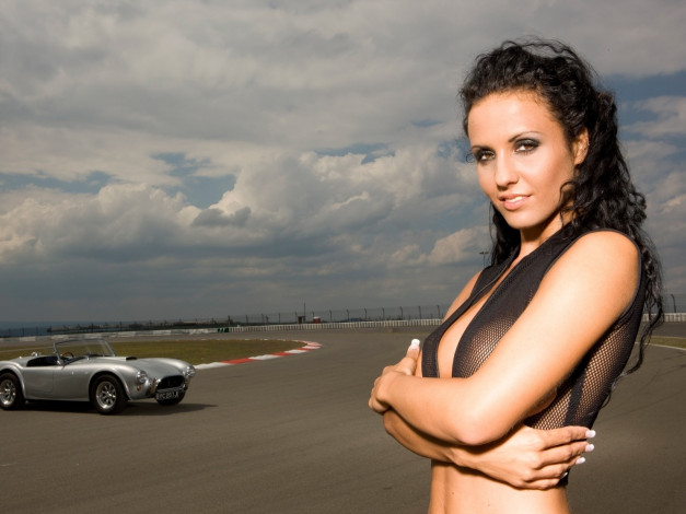 Обои картинки фото daniela, golm, автомобили, авто, девушками