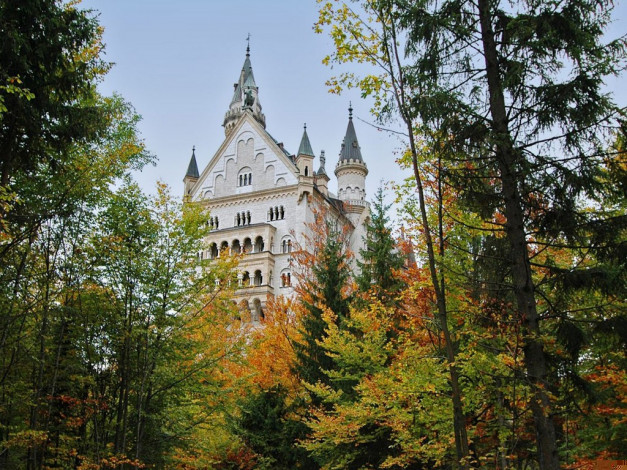 Обои картинки фото города, замок, нойшванштайн, германия