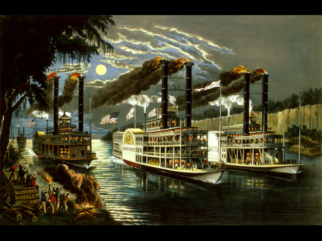 Обои картинки фото корабли, рисованные