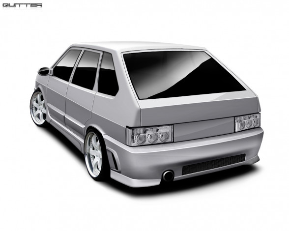 Обои картинки фото автомобили, виртуальный, тюнинг