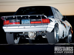 Картинка 1984 ford mustang lx автомобили hotrod dragster