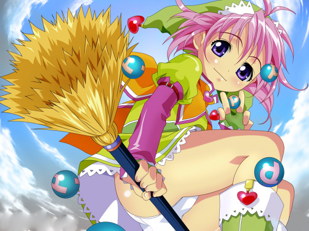 Обои картинки фото аниме, halloween, magic