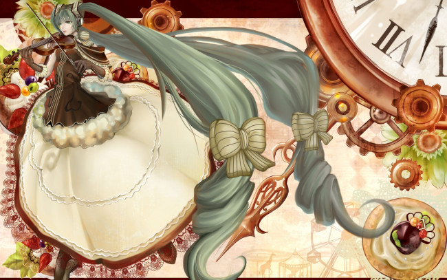 Обои картинки фото аниме, vocaloid