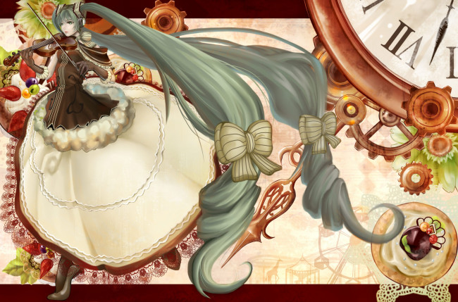 Обои картинки фото аниме