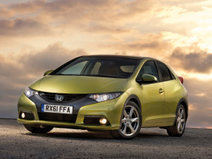Картинка honda civic hatchback автомобили