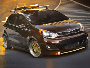 Картинка kia rio retro surf автомобили