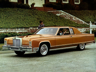 Картинка lincoln continental town coupe автомобили