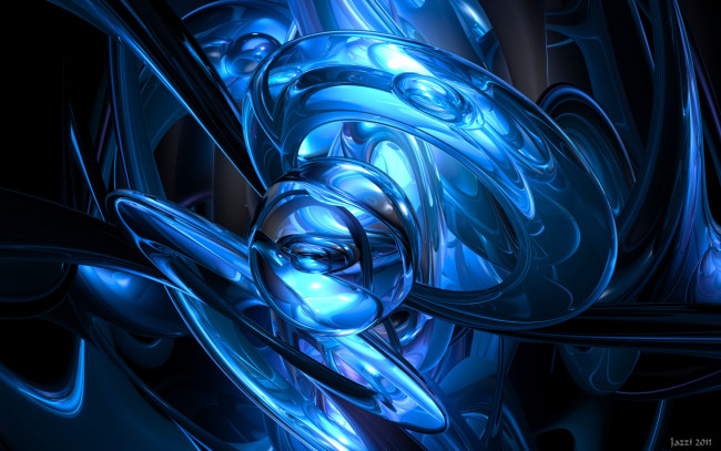 Обои картинки фото 3д, графика, abstract, абстракции, бстракция, синий, тёмный