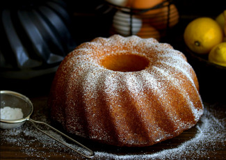 Картинка еда пирожные кексы печенье кекс сахарная пудра