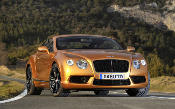 Картинка 2013 bentley continental gt v8 автомобили красота скорость стиль автомобиль