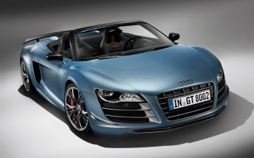 Картинка audi r8 gt spyder 2011 автомобили стиль красота автомобиль скорость