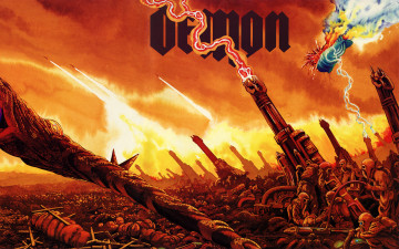 обоя demon, музыка, англия, рок