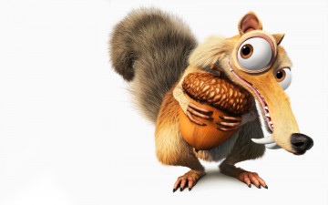 обоя ледниковый, период, мультфильмы, ice, age, белка, scrat