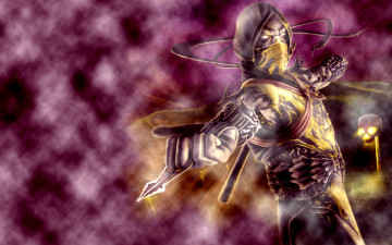 Картинка mortal kombat видео игры 2011 scorpion скорпион