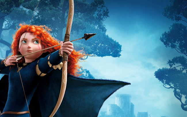 Обои картинки фото храбрая, сердцем, мультфильмы, brave