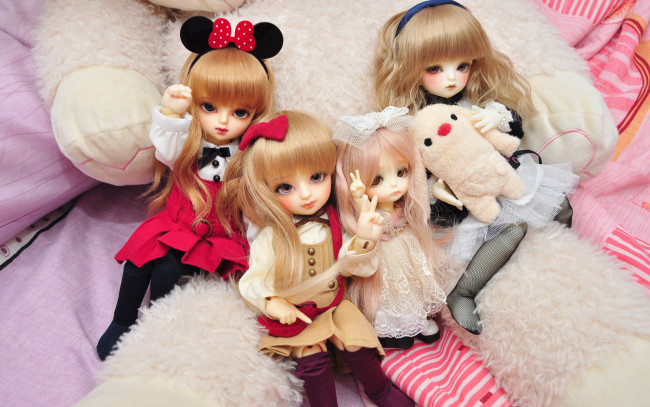 Обои картинки фото разное, игрушки, куклы