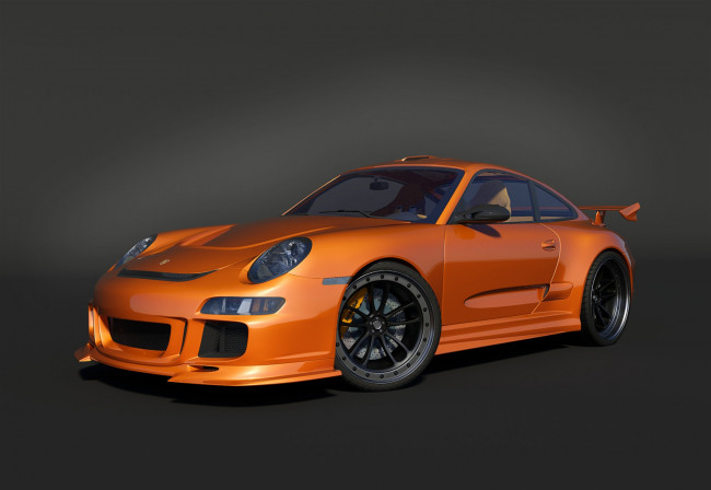 Обои картинки фото porsche, 911, gt3, tuned, автомобили, 3д, скорость, стиль, автомобиль, красота