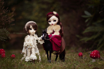 Картинка разное игрушки куклы