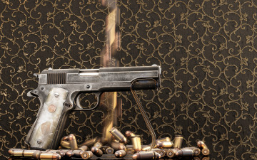 Картинка оружие пистолеты патроны кольт