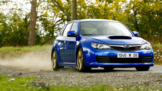 Обои картинки фото subaru, impreza, автомобили, легковые, fuji, heavy, industries, Япония