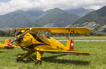 Картинка bu+133 авиация лёгкие+и+одномоторные+самолёты биплан