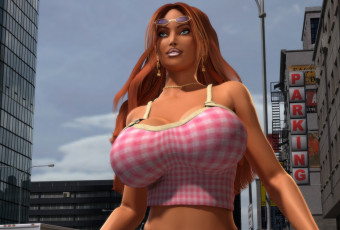 Картинка 3д+графика люди+ people взгляд девушка фон