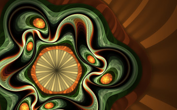 Картинка 3д+графика фракталы+ fractal цвета фон узор