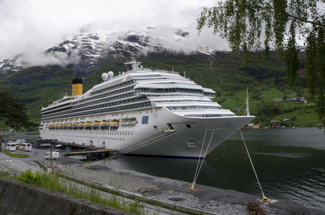 Обои картинки фото costa fortuna, корабли, лайнеры, круизный, лайнер