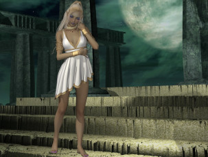 Картинка 3д+графика эльфы+ elves эльфийка взгляд фон