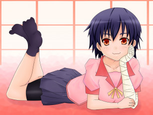 Картинка аниме bakemonogatari