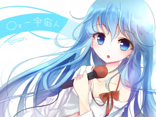 обоя аниме, denpa onna to seishun otoko, взгляд, фон, девушка