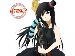 Картинка аниме k-on девушка взгляд фон