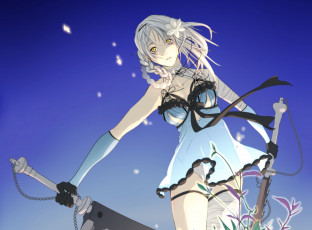 обоя видео игры, nier, kaine