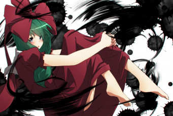 Картинка аниме touhou фон взгляд девушка