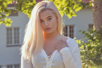 Картинка девушки -unsort+ блондинки взгляд лицо