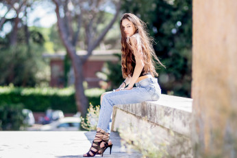 Картинка девушки -unsort+ брюнетки +шатенки взгляд лицо