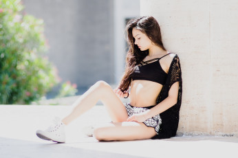 Картинка девушки -unsort+ брюнетки +шатенки взгляд лицо