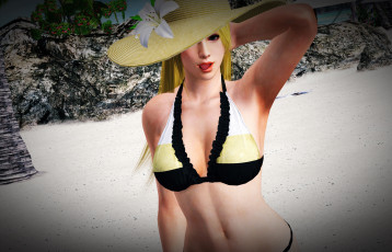 Картинка 3д+графика люди+ people девушка взгляд фон