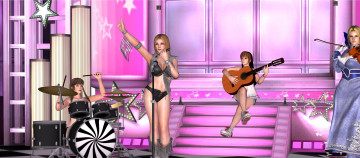 Картинка 3д+графика люди+ people девушки взгляд фон