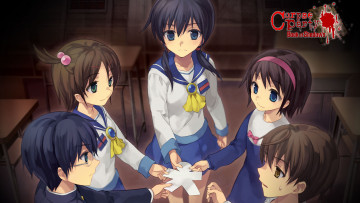 Картинка аниме corpse+party фон девушки взгляд